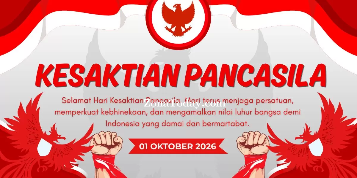 Hari Kesaktian Pancasila 1 Oktober 2026 Apakah Libur? Cek Informasinya