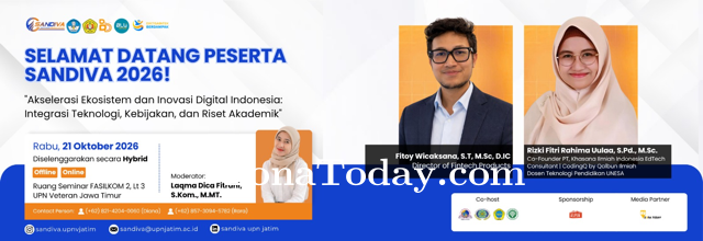 SANDIVA 2026 UPN Jatim Bahas Fintech hingga Etika AI, Dorong Masa Depan Digital Indonesia